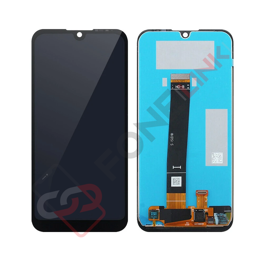 20174 - PELLICOLA TEMPERATA PER HUAWEI Y5 2019 / HONOR 8S CON BORDO NERO - Compatibile